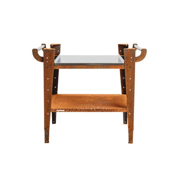 Grillsymbol Baso Stand corten steel